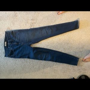 Madewell dark wash skinny jeans